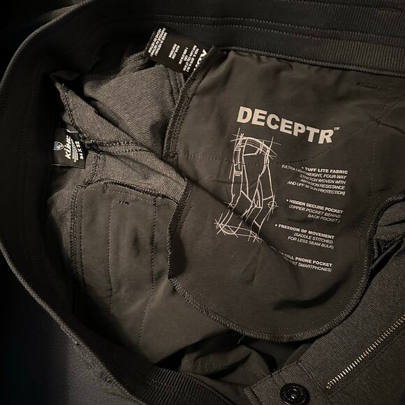 Kuhl Deceptr Mens Pants 34x32 Carbon Tapered Hiking Outdoors Stretch UPF 50 - Picture 5 of 5